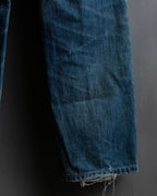 "GUCCI" Gradient fade design tapered denim