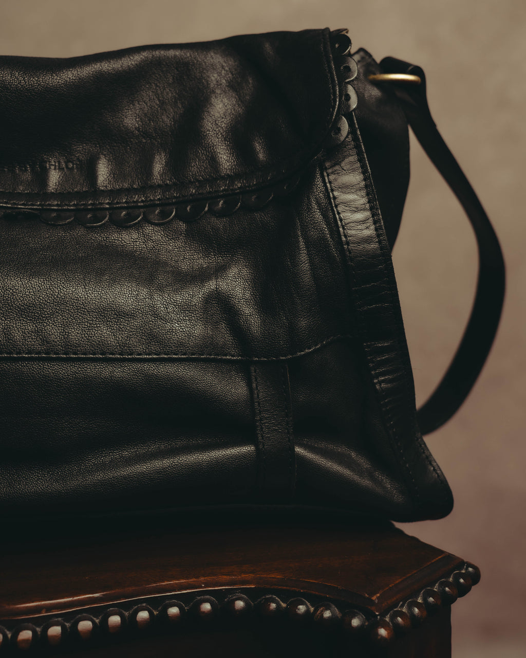 "SEE BY CHLOÉ" 00's-10's Soft black leather shoulder bag