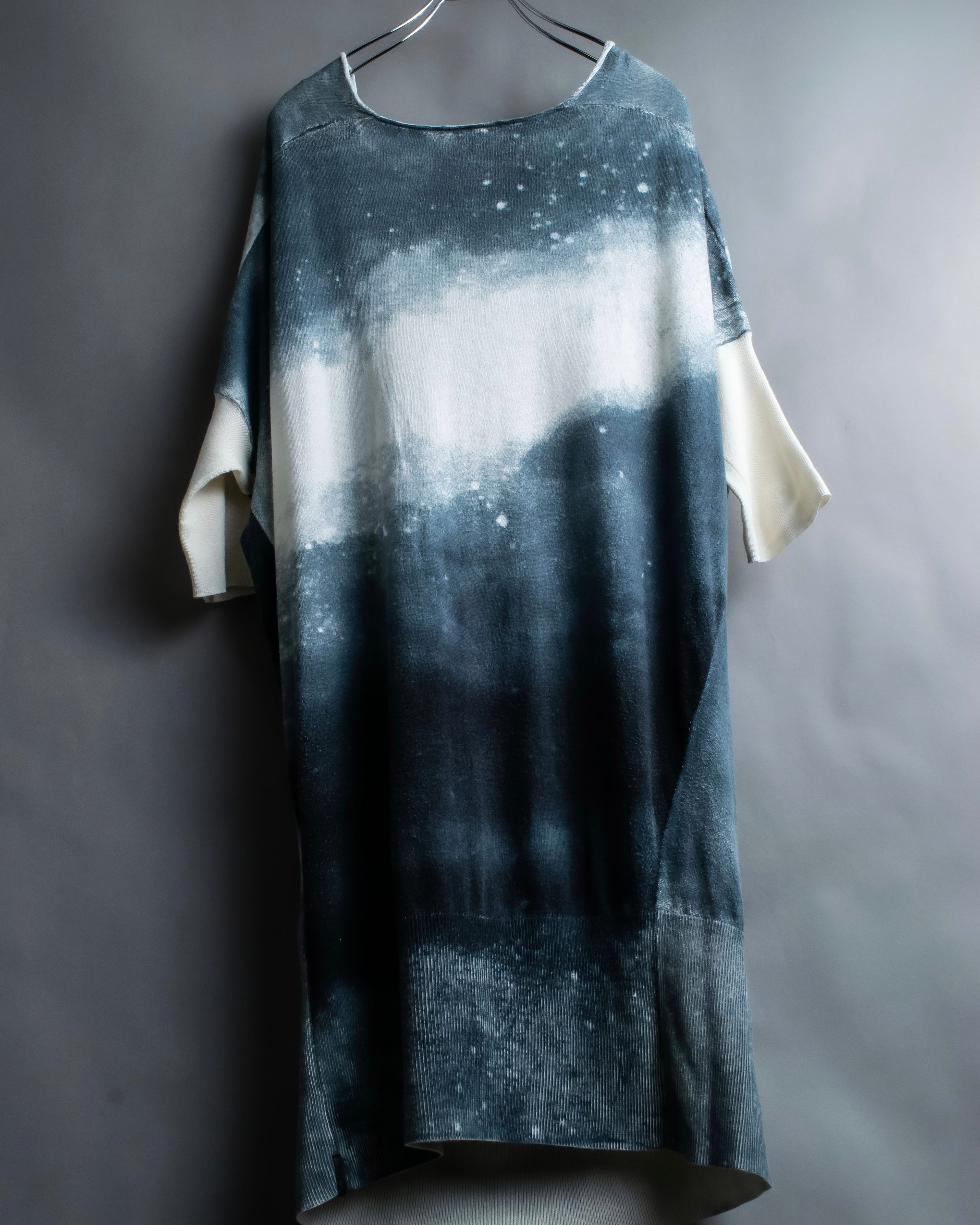 "DIESEL" Space pattern full graphic long tops