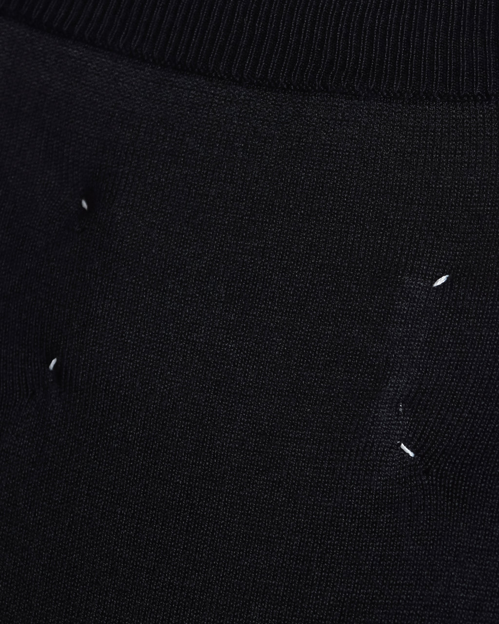 "MAISON MARGIELA" 15SS V-line panel design lightweight knit