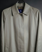 “BURBERRY BLUE LABEL” 2000’s Minimal balmacaan coat