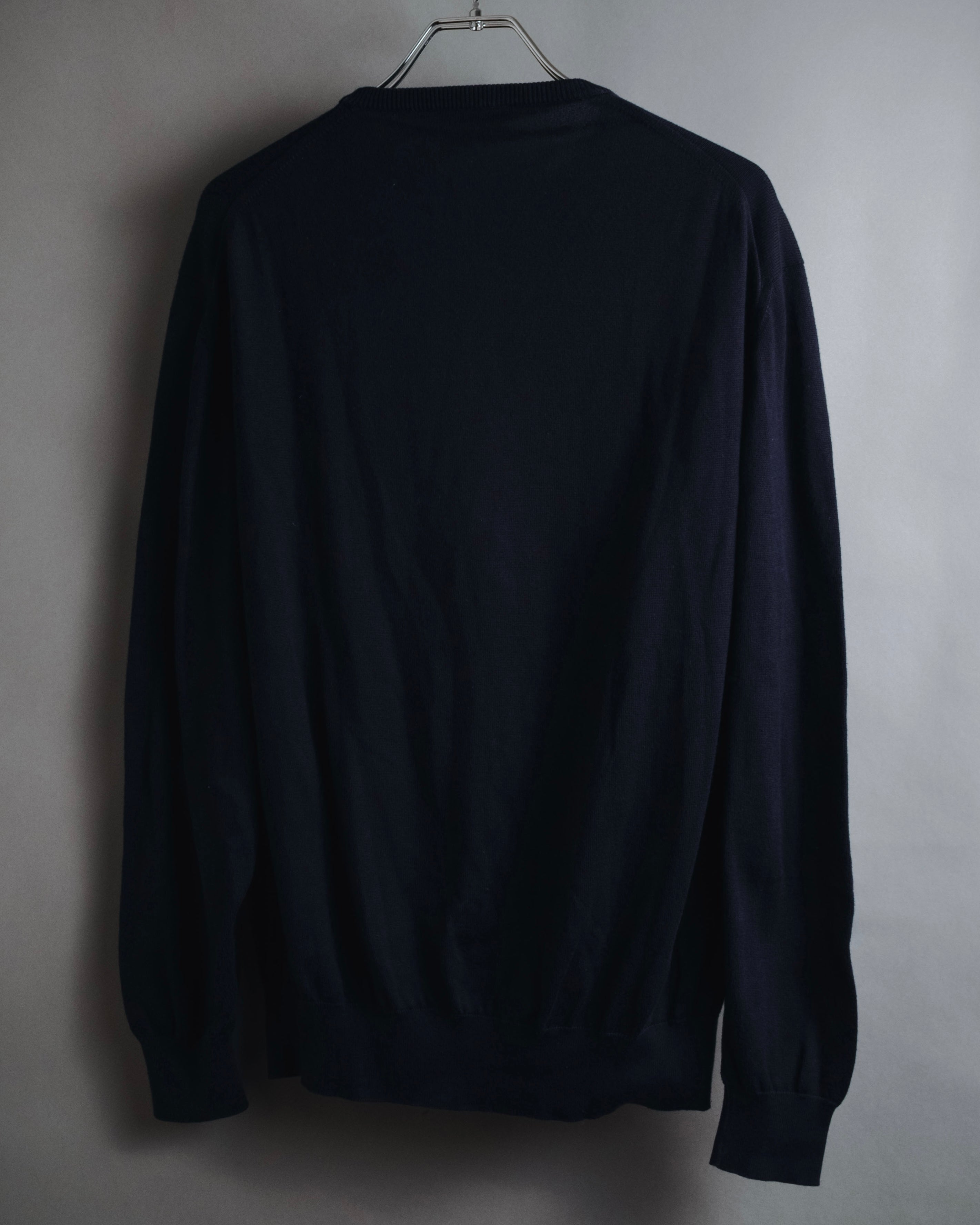 Loro Piana (ロロ・ピアーナ) - Refined high-gauge cotton crewneck
