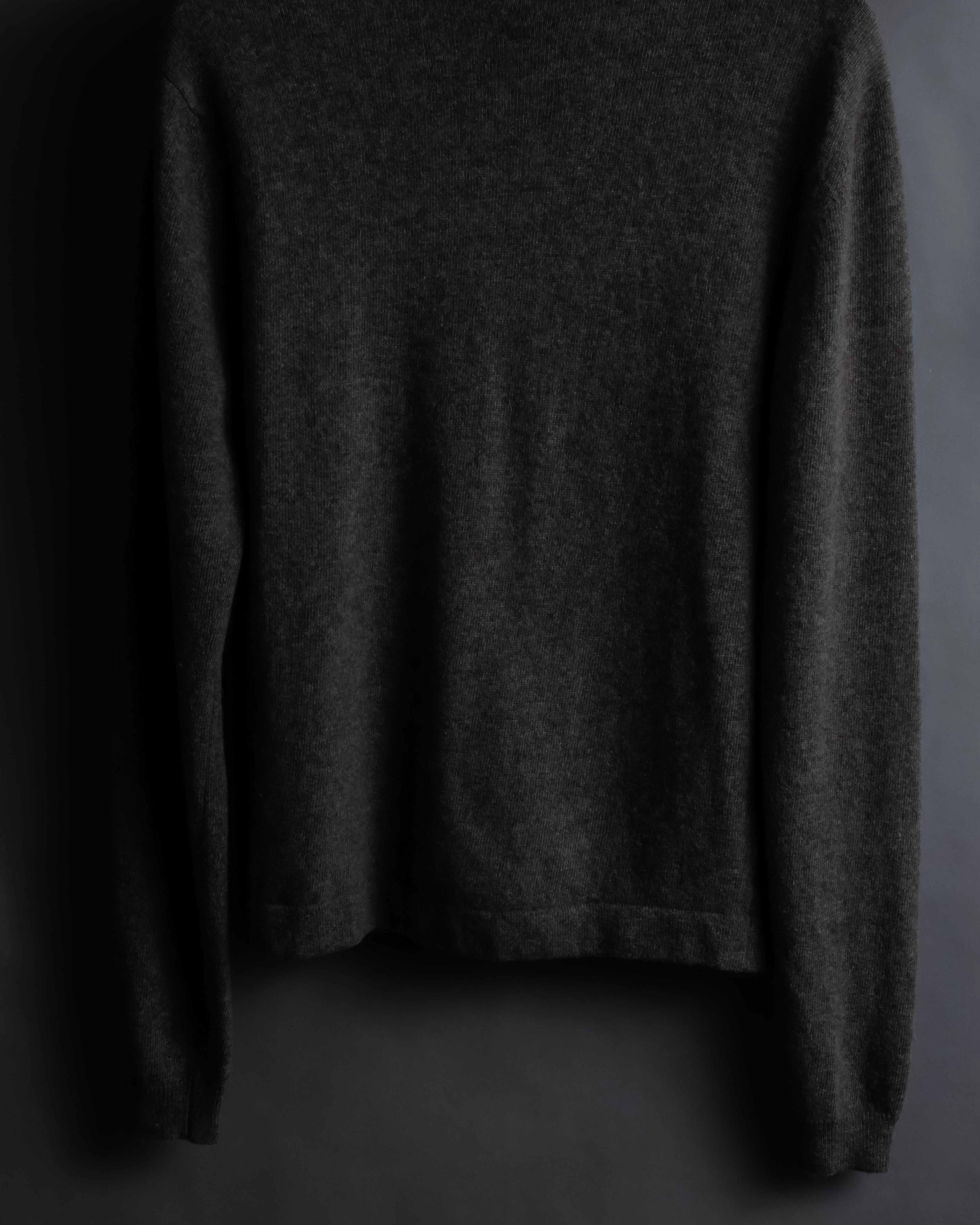 "HERMES" Margiela period cashmere high neck knit pullover