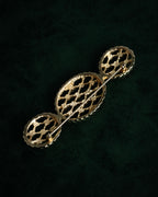 “Christian Dior” 70’s-80’s Lattice rhinestone brooch