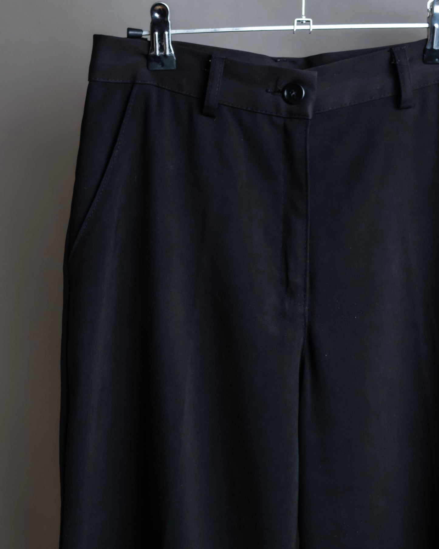 "Vintage rounded tapered silhouette slacks"