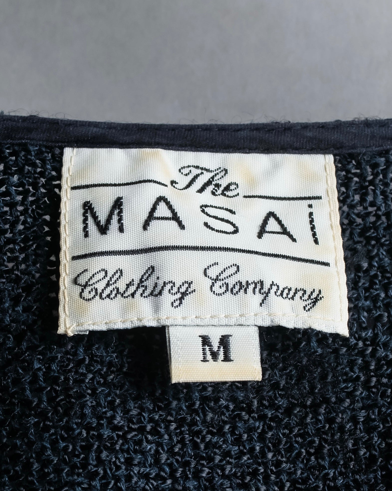 Vintage velour-trimmed box silhouette knit