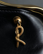 "Roberta Di Camerino" Logo motif charm design modern doctor bag