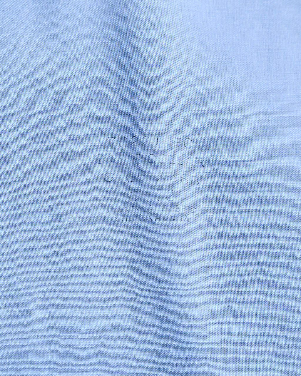 VINTAGE/ Pointed Collar French Cuff Shirt Blue