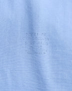 VINTAGE/ Pointed Collar French Cuff Shirt Blue