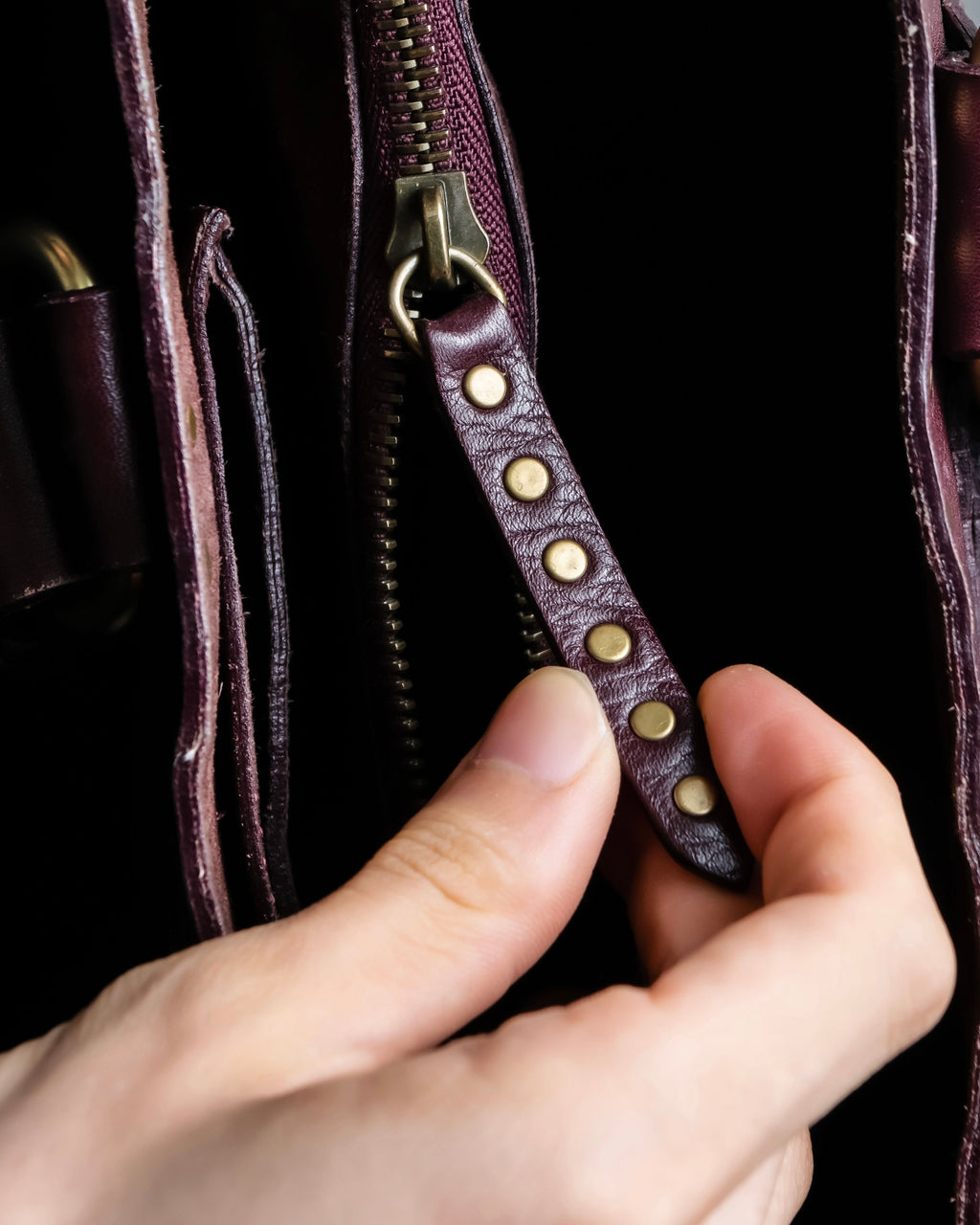 "CELINE" Stud design bordeaux color boogie bag