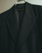 “COMME des GARCONS” 90’s black tailored long coat