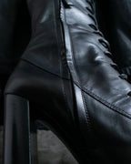 "TOM FORD" Fringe detail western long boots