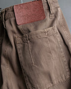 "DOLCE &amp; GABBANA" Work detail switching wide straight pants