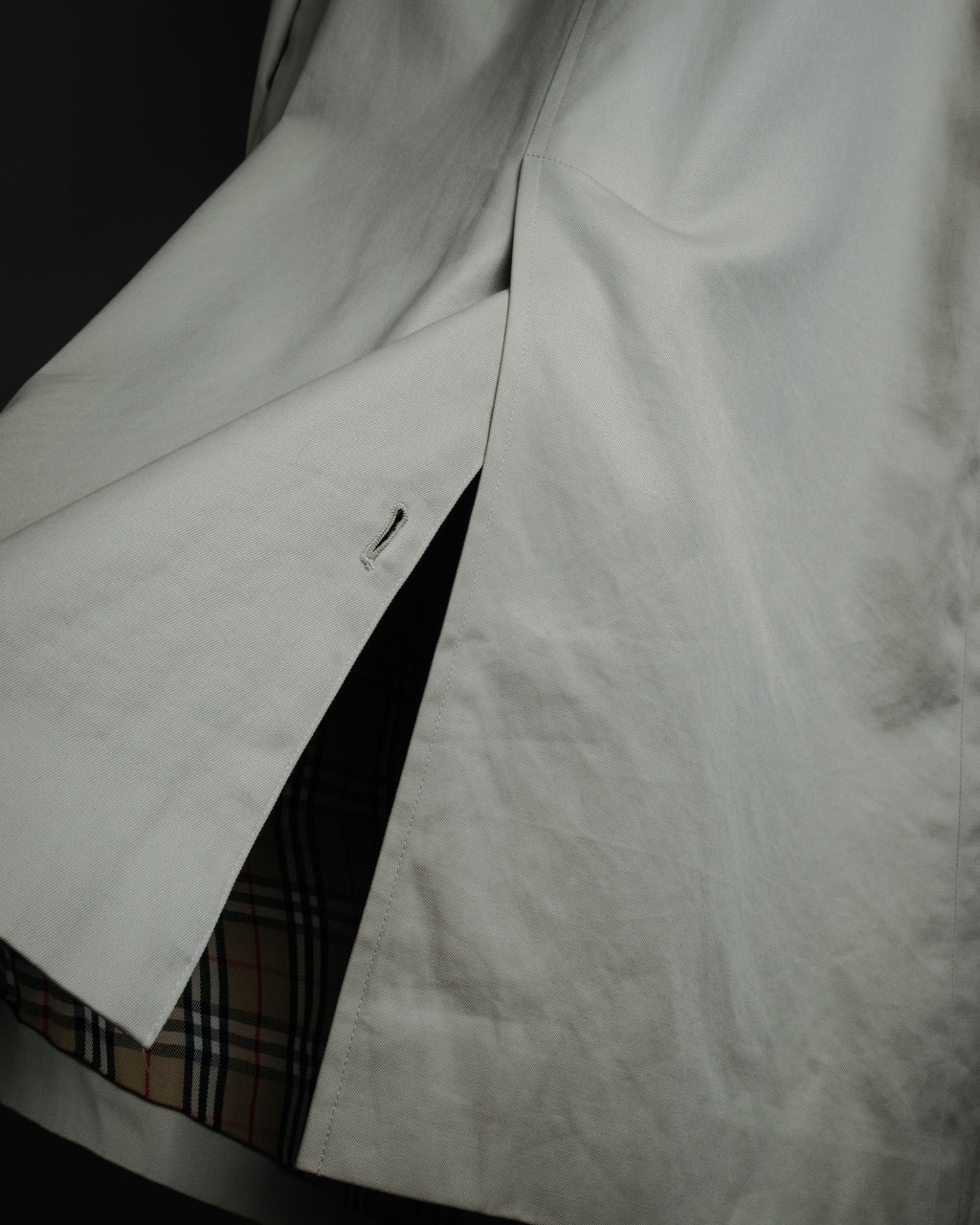 “BURBERRY BLUE LABEL” 2000’s Minimal balmacaan coat