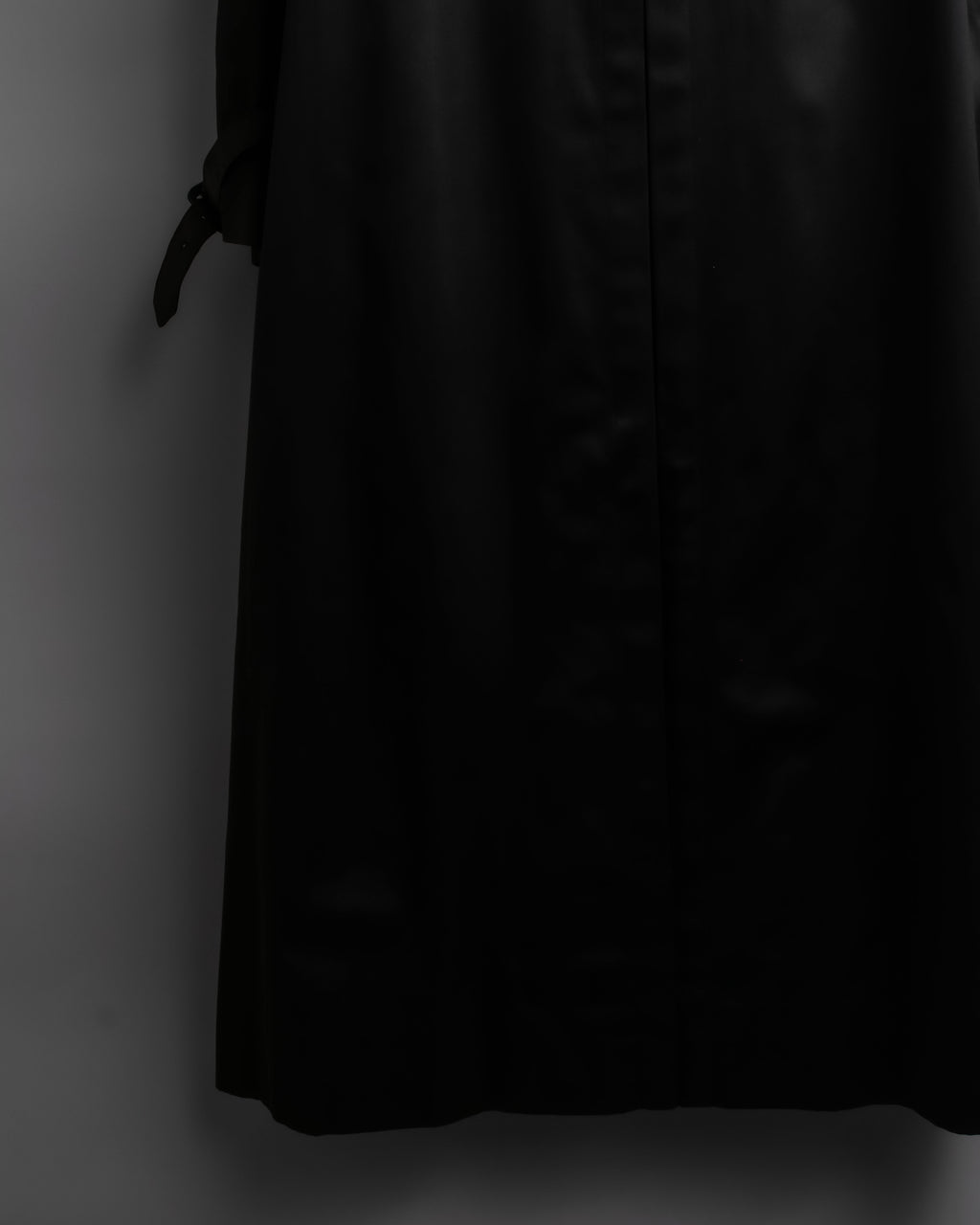 "BURBERRYS" Traditional detail double-breasted stand color trench coat