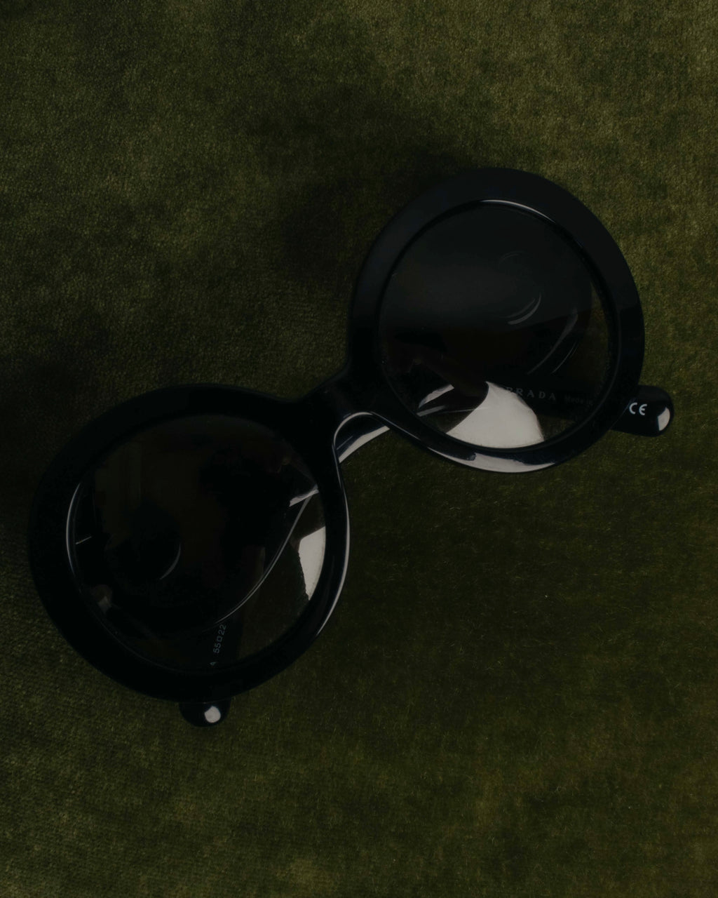 "PRADA" 10's Sculptural baroque sunglasses