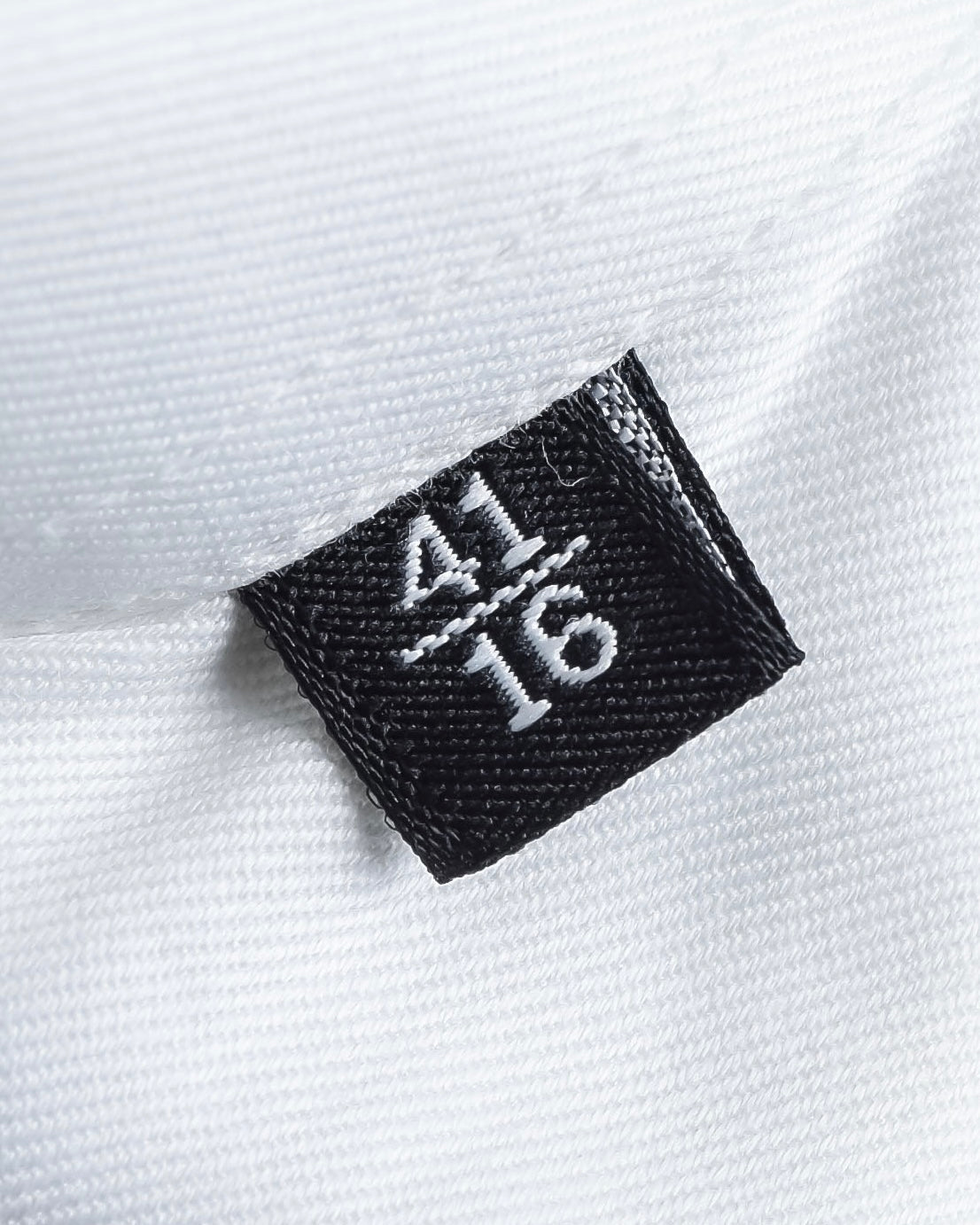 "GUCCI" Minimal collar detail white cotton shirt