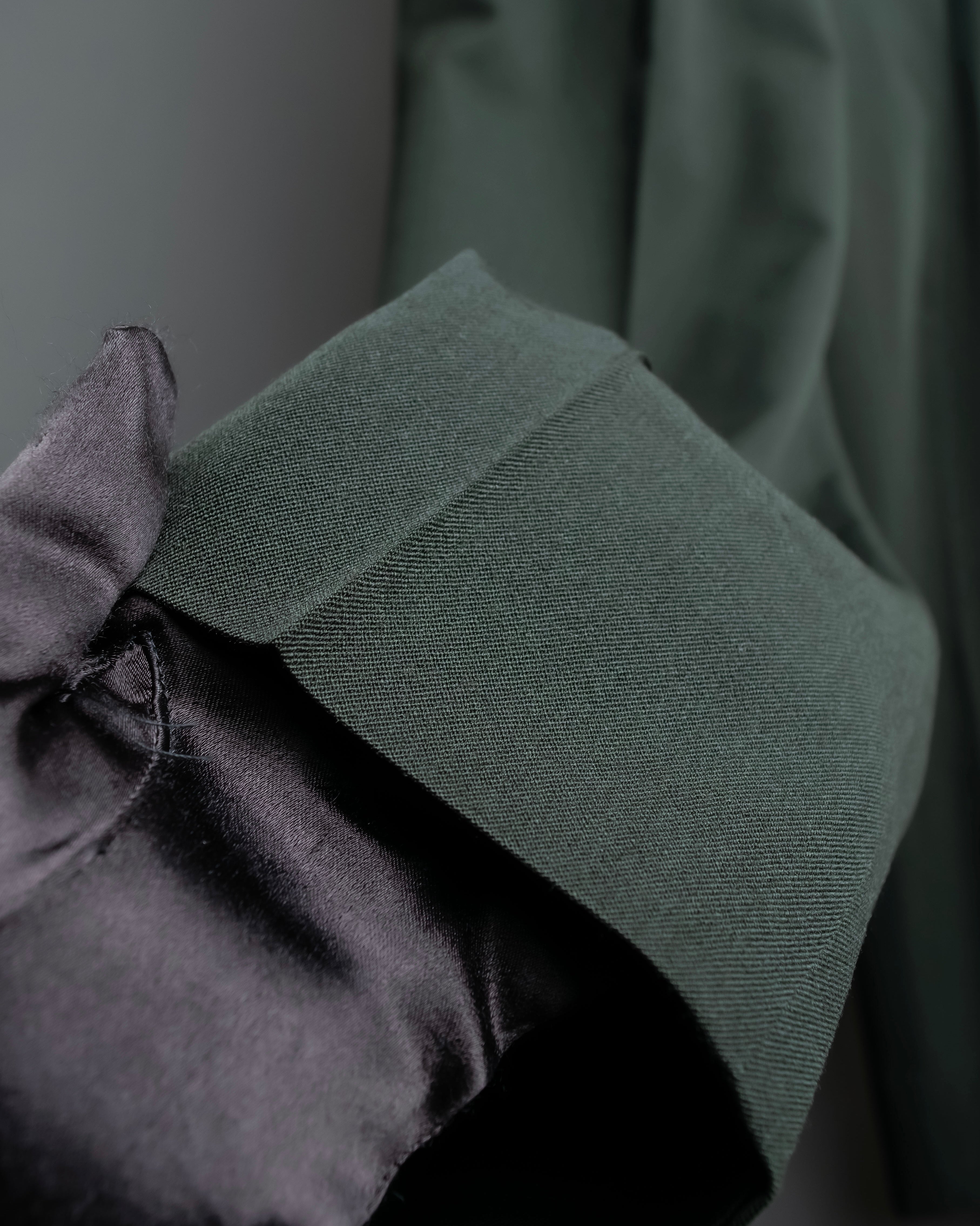 “Jean Paul Gautier” Patterned lining 8B double jacket set up