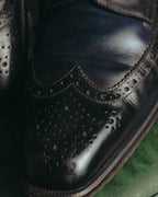 “Alberto Guardiani” 00’s-10’s Full brogue leather derby shoes
