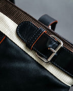 "LOEWE"　Belt design logo engraved tote bag