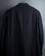 "BURBERRY" Marbled wool unlined tailored jacket