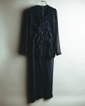 "COMME des GARÇONS" 90's Sculptural ruffle maxi dress
