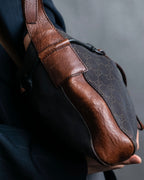 "GUCCI" GG canvas horsebit detail shoulder bag