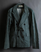 "MARNI" Geometric pattern double-breasted tailored jacket