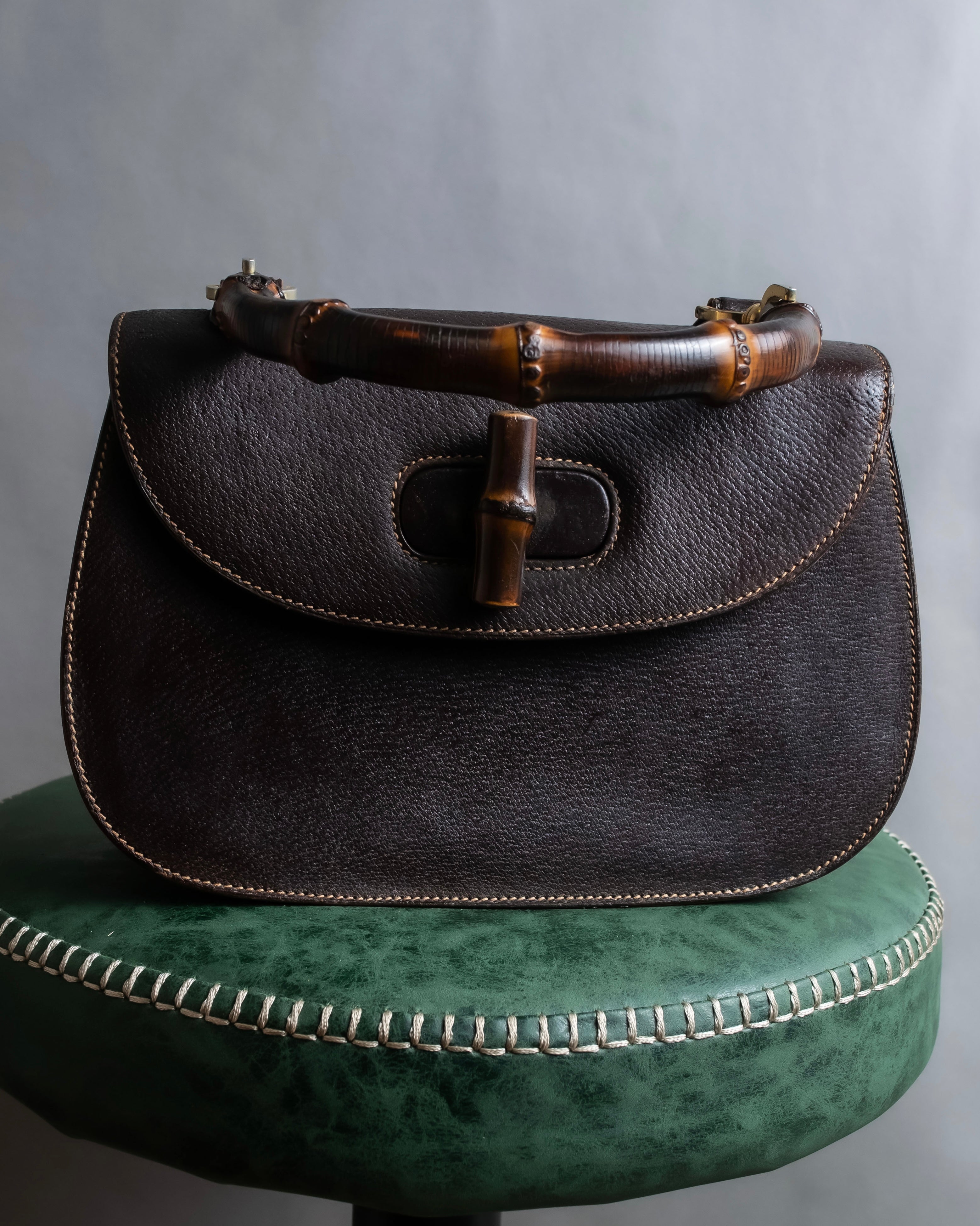 "GUCCI"「1947」 Bamboo handbag