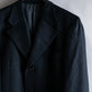 "GIANNI VALENTINO" 100% cashmere oversized chesterfield coat