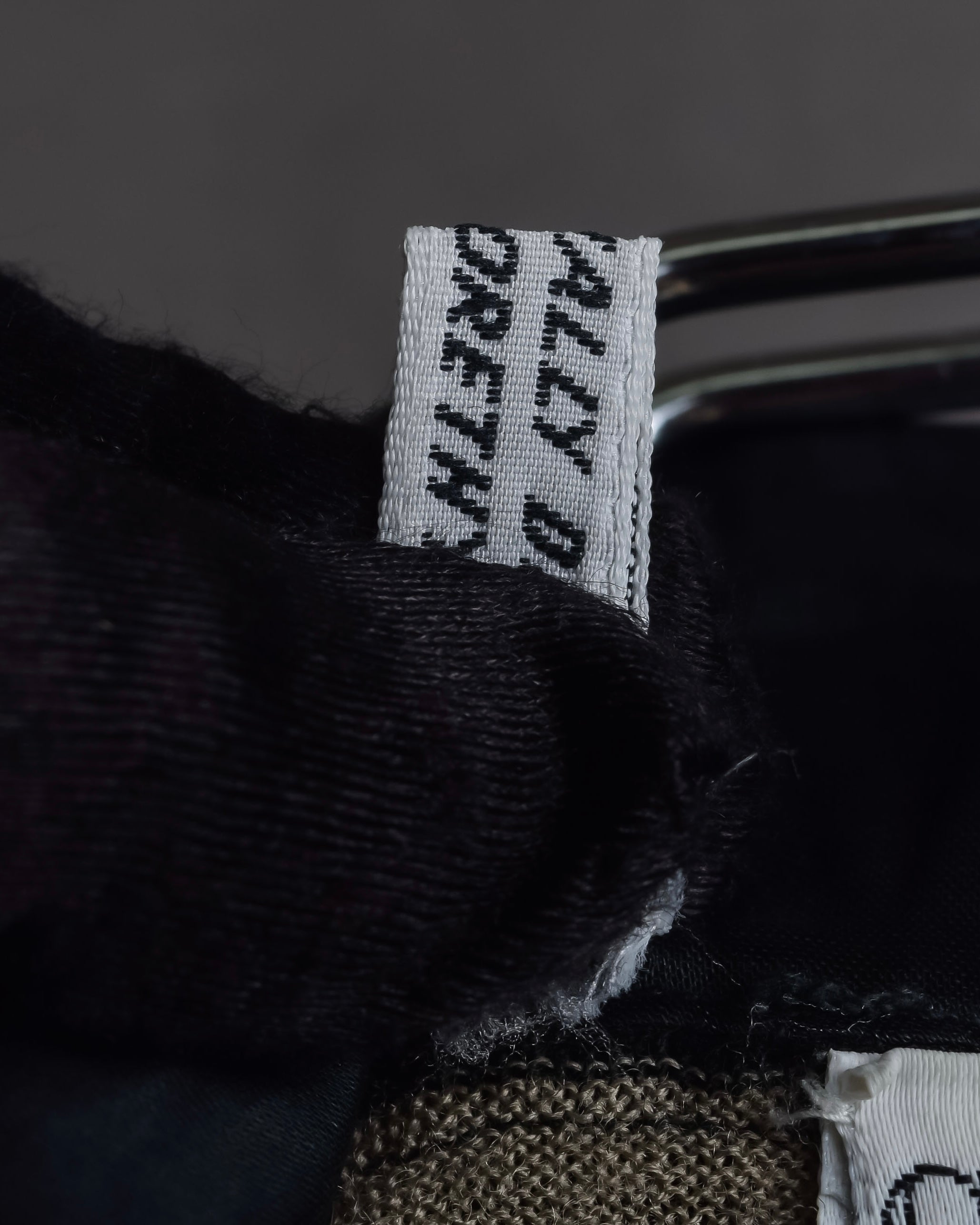 "GIANFRANCO FERRE" Striped contrast collar knit polo