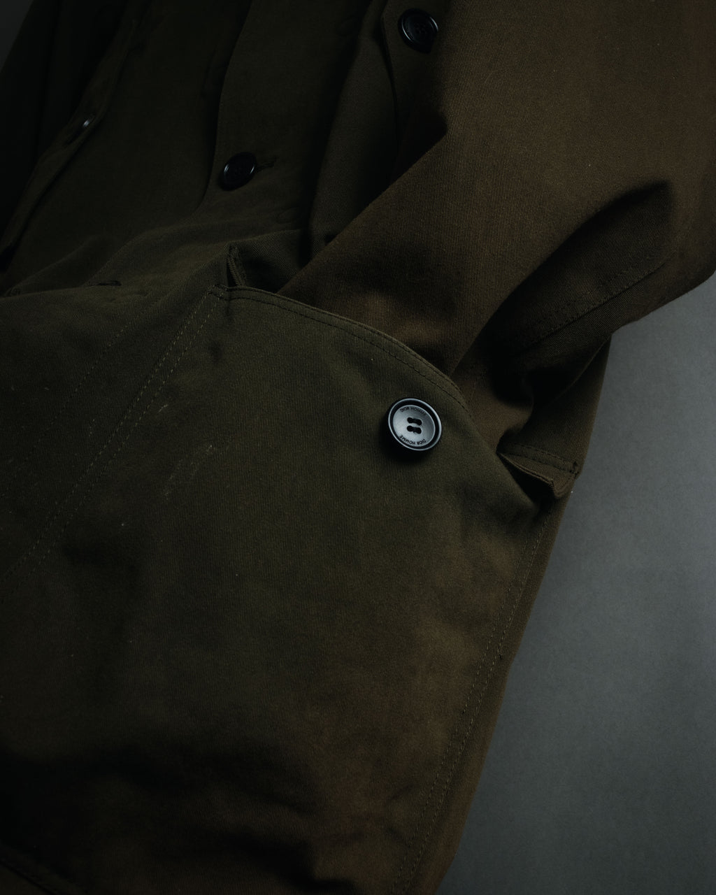 "Dior" 22AW Kim Jones design military detail hooded coat