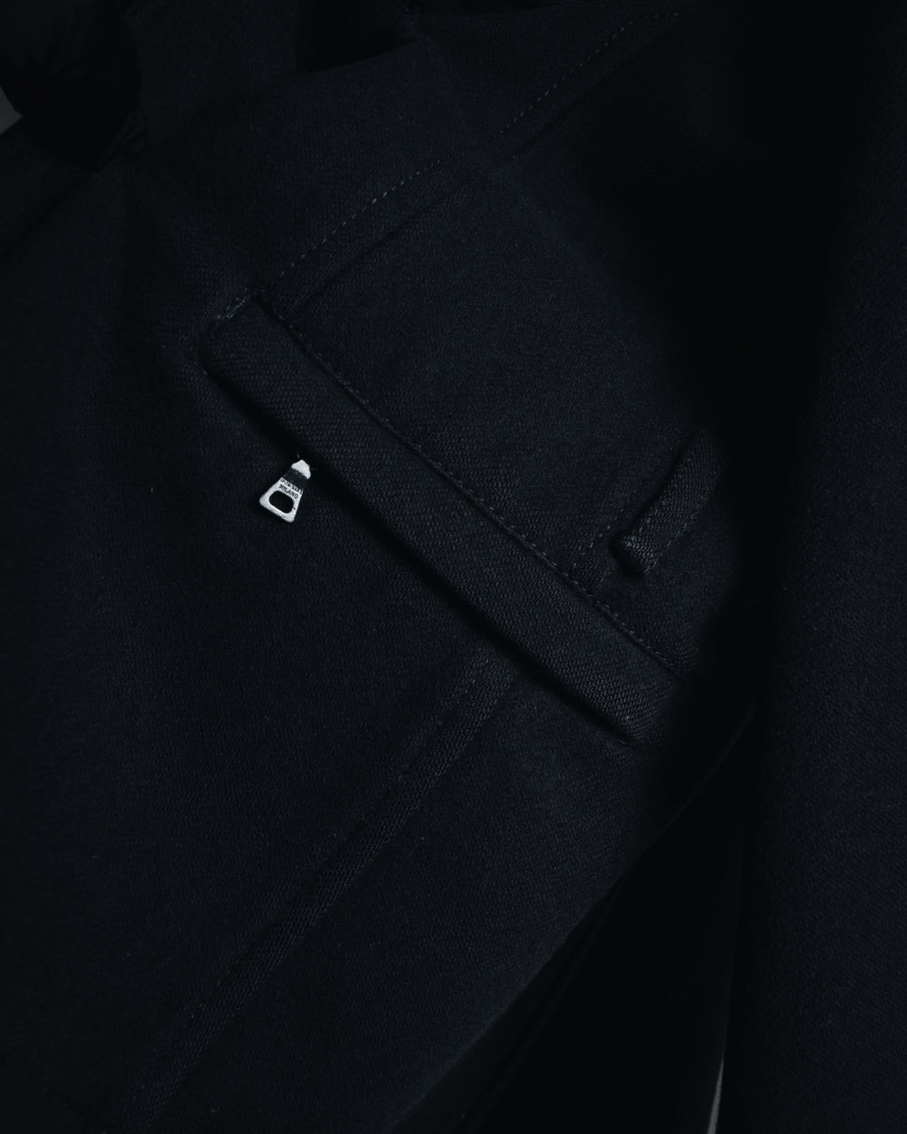 "PRADA" 90’s-00’s Minimal double-breasted wool jacket