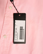 DOLCE & GABBANA/ Relax Sized Cotton Dress Shirt Pink