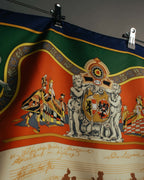 "Hermès" 90's-00's Classic printed silk scarf