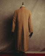 "VALENTINO MISS V" 80's-90's Camel hair single-breasted coat