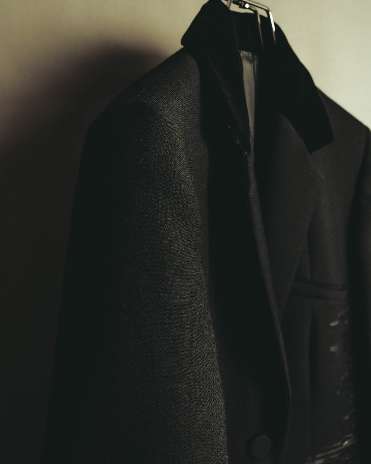 "Bottega Veneta" 90's-00's Sculptural tailored long coat