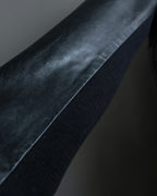 “DOUBLE STANDARD CLOTHING” Designed sleeve hooded middle coat