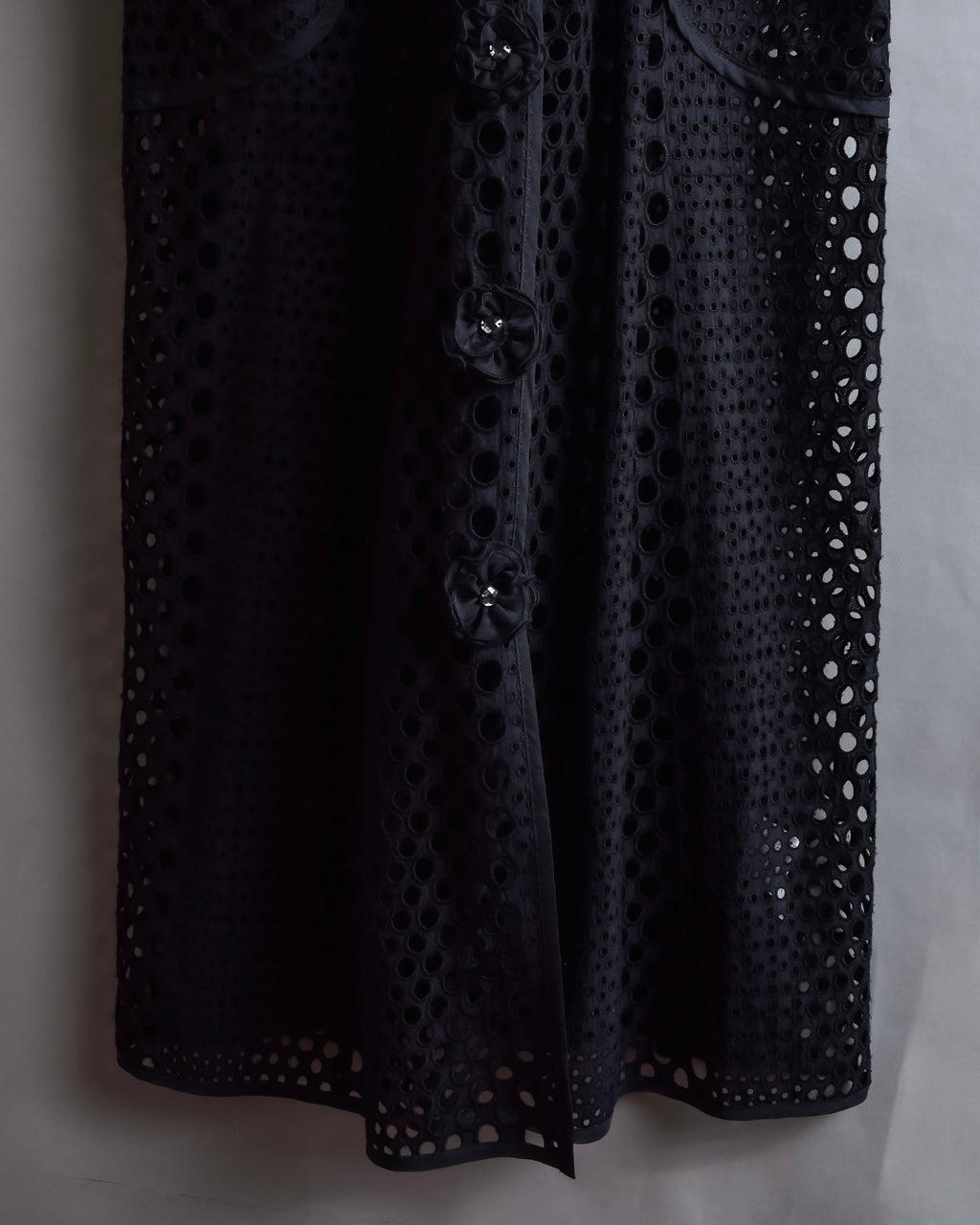 "NOKO OHNO" Layered organza frill embroidered dress