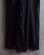 "NOKO OHNO" Layered organza frill embroidered dress