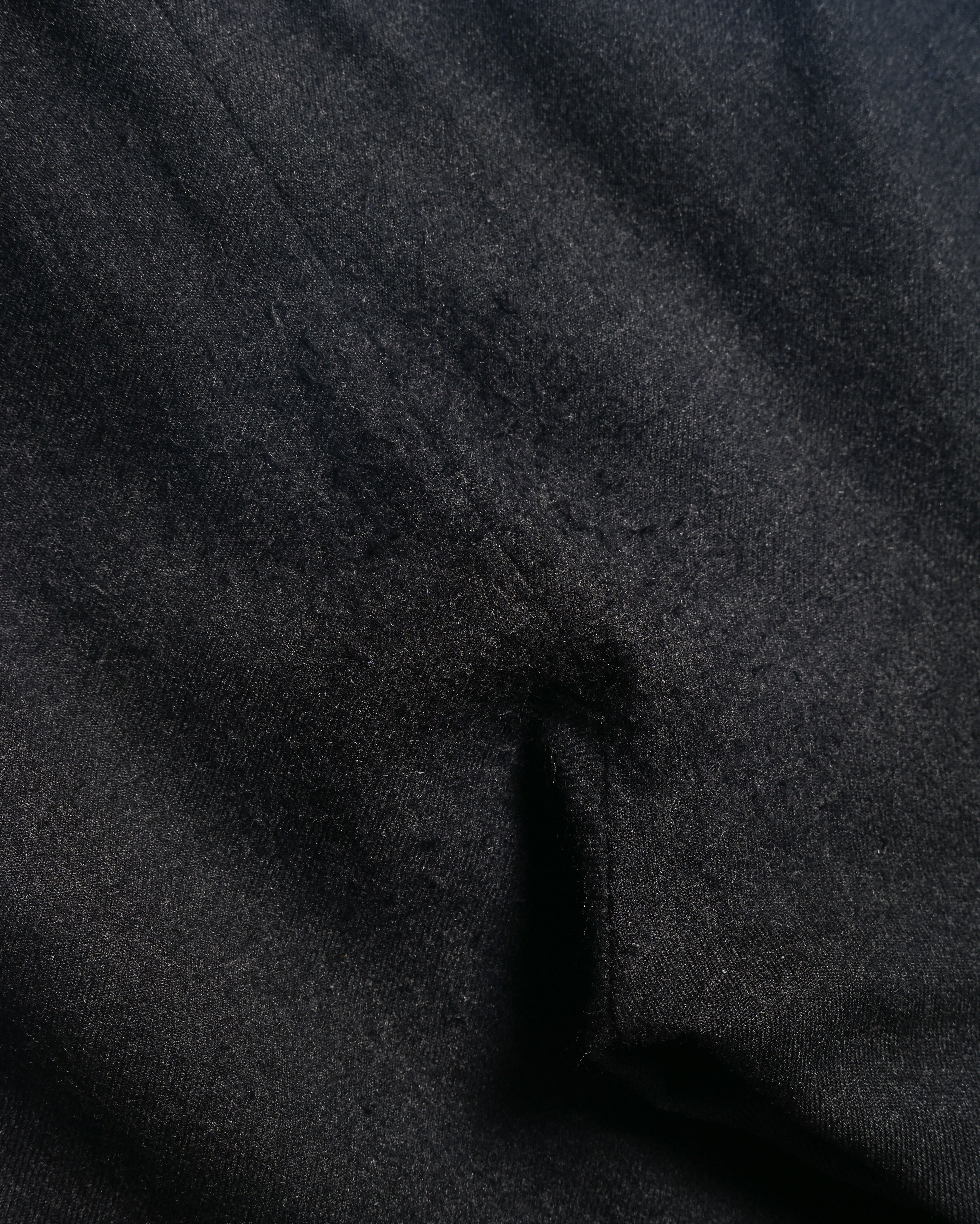 HERMES/ Straight Silhouette Wool Tuck Trousers