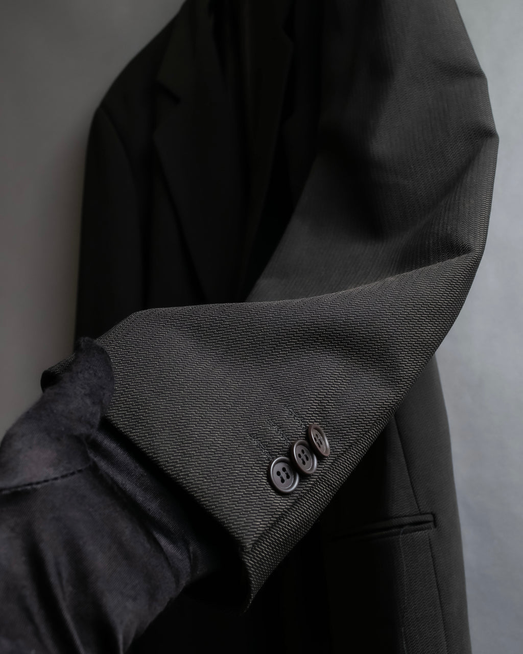 "GIORGIO ARMANI" 90's Oversized brown tailored jacket