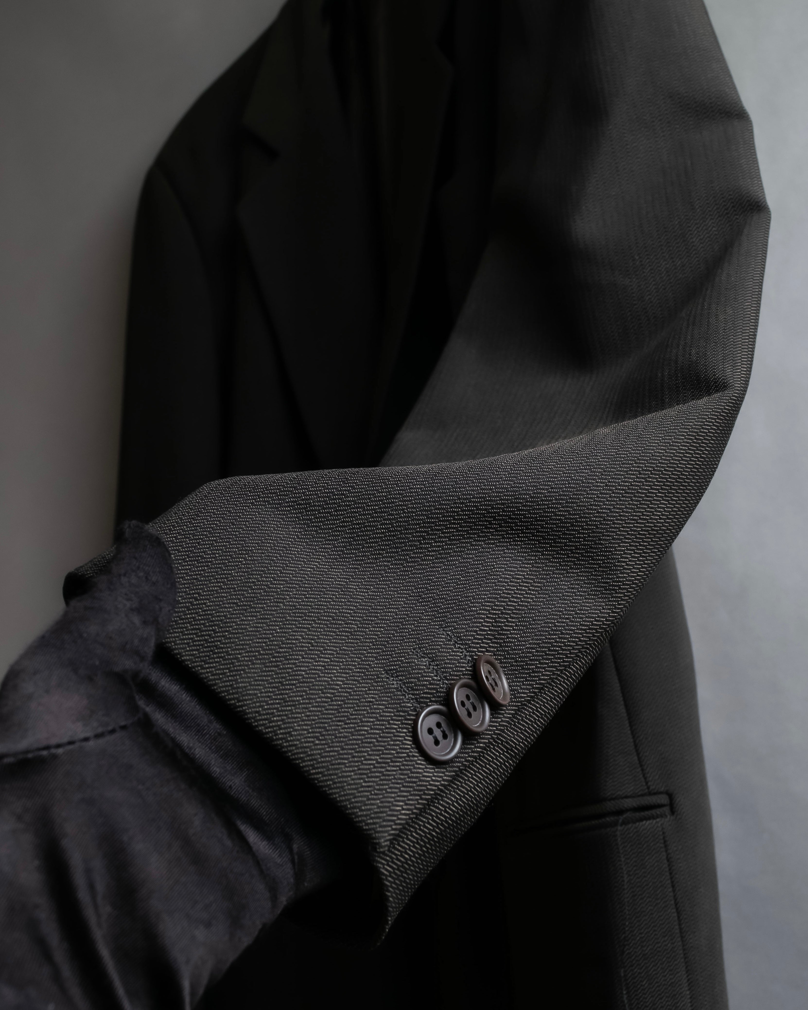 "GIORGIO ARMANI" 90's Oversized brown tailored jacket