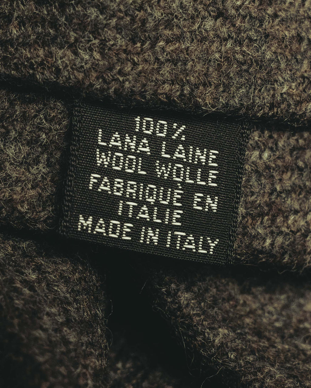 -SPECIAL- "Yves Saint Laurent" 90's-00's Charcoal grey wool textured knit tie