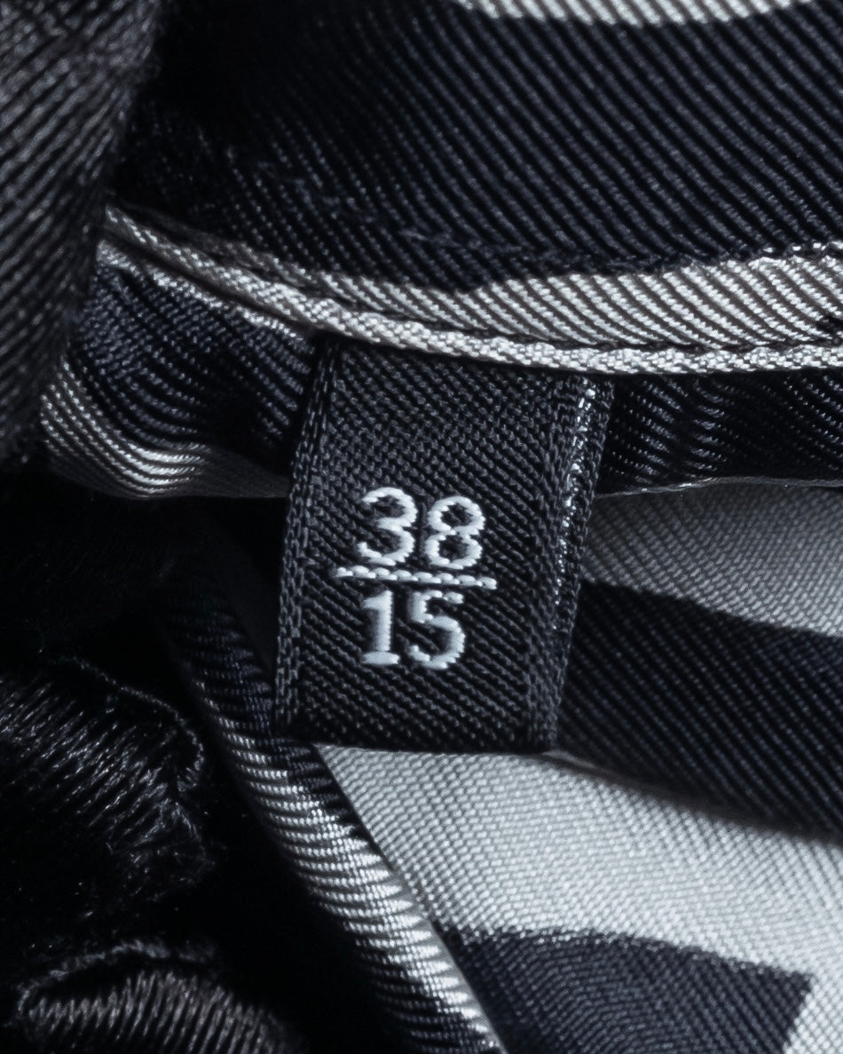 "GUCCI" Handwritten calligraphy pattern silk shirt