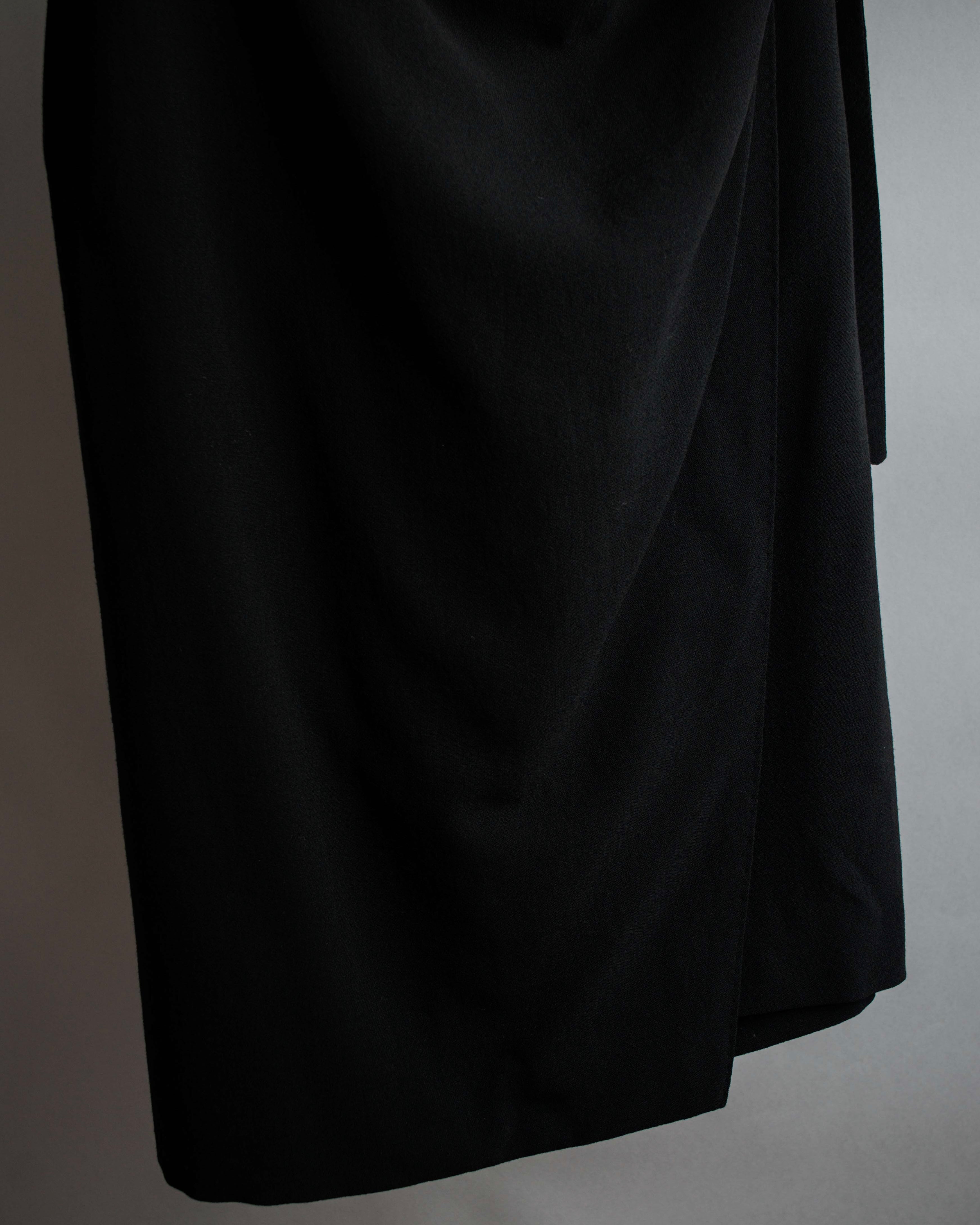 "Max Mara" Draping detail wrap skirt set up