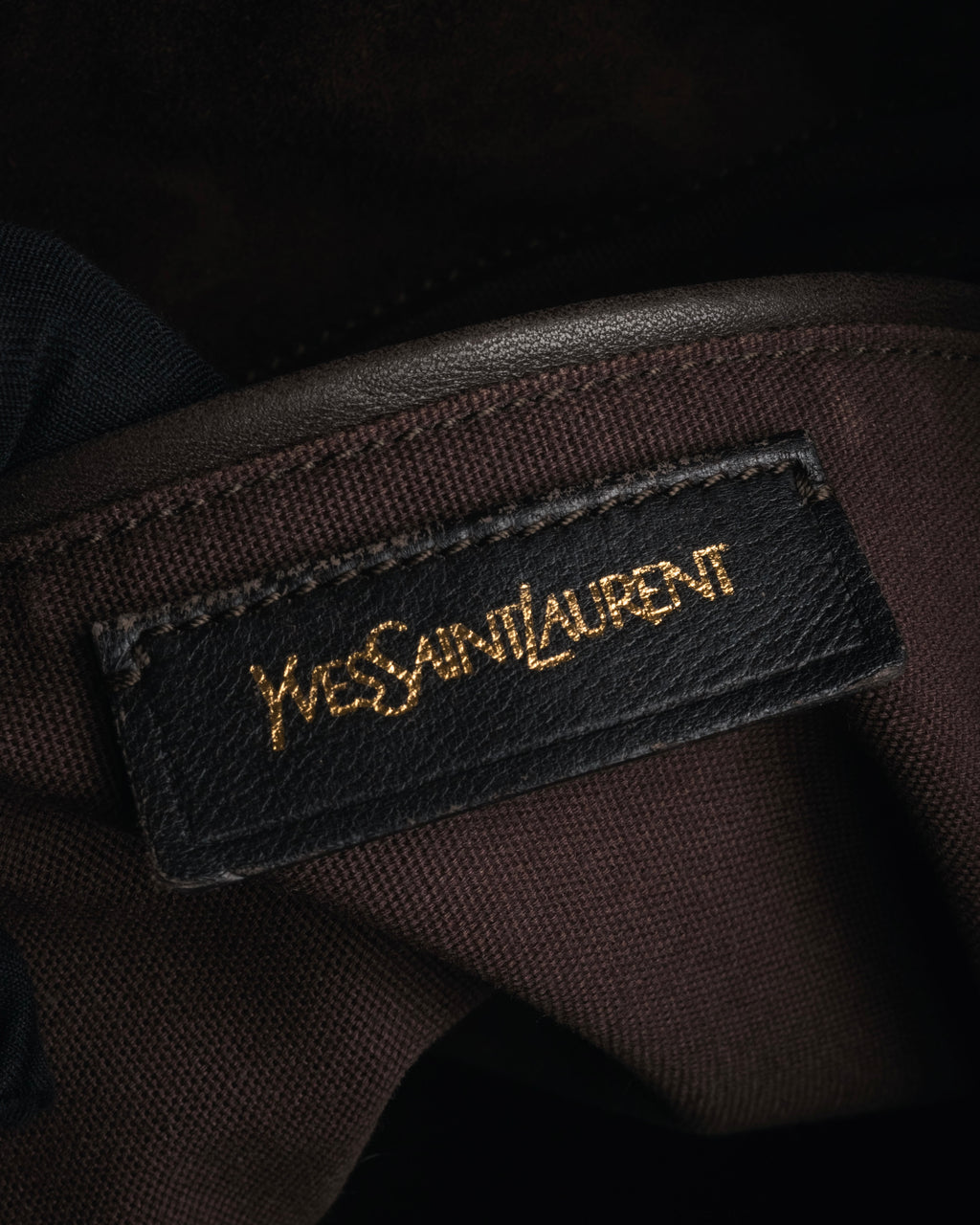 “Yves Saint Laurent” 2000’s downtown leather tote bag