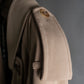 "BURBERRY" Military detail belted maxi length trench coat