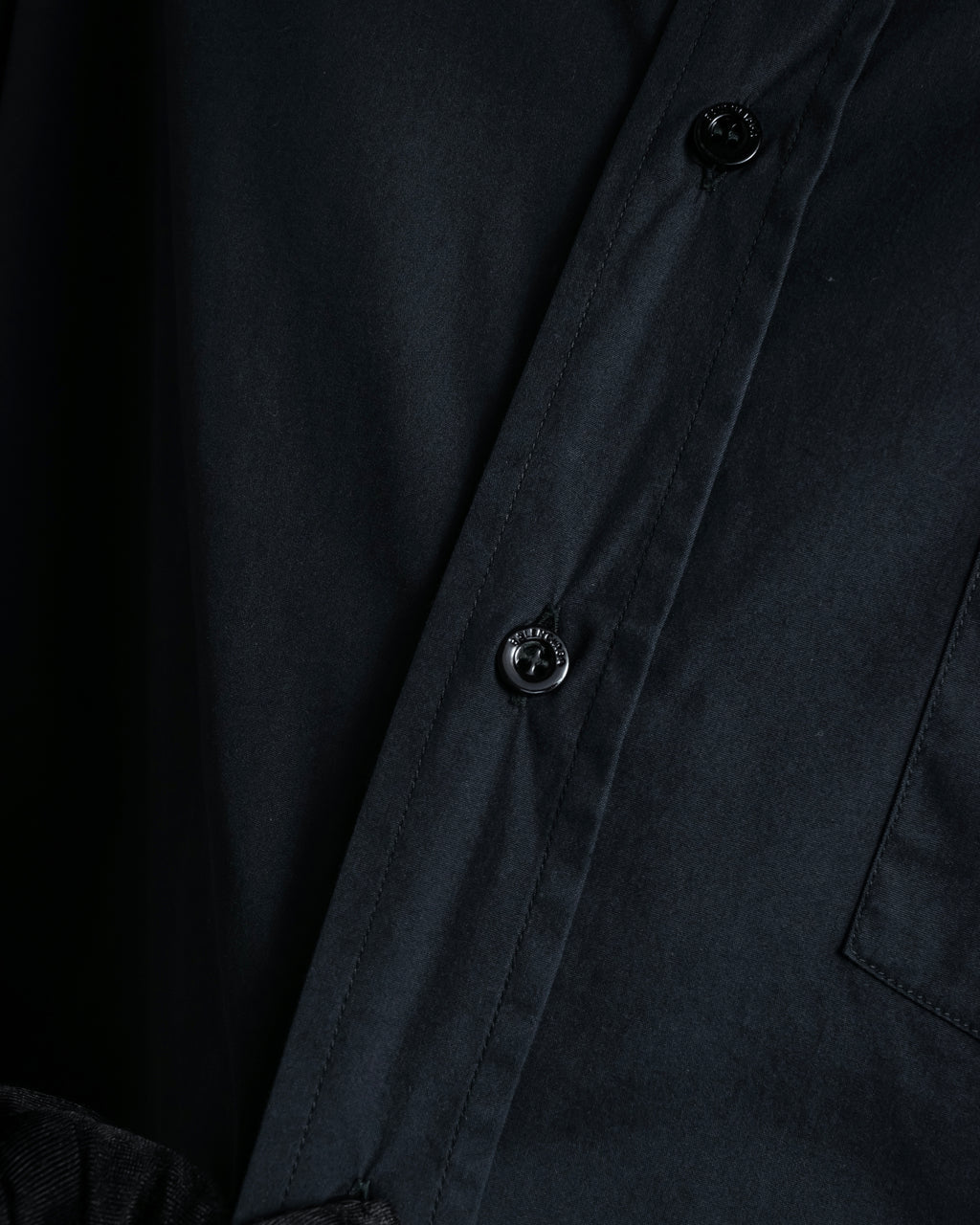 “BALENCIAGA” Button-down collar relaxed shirt