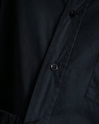 “BALENCIAGA” Button-down collar relaxed shirt